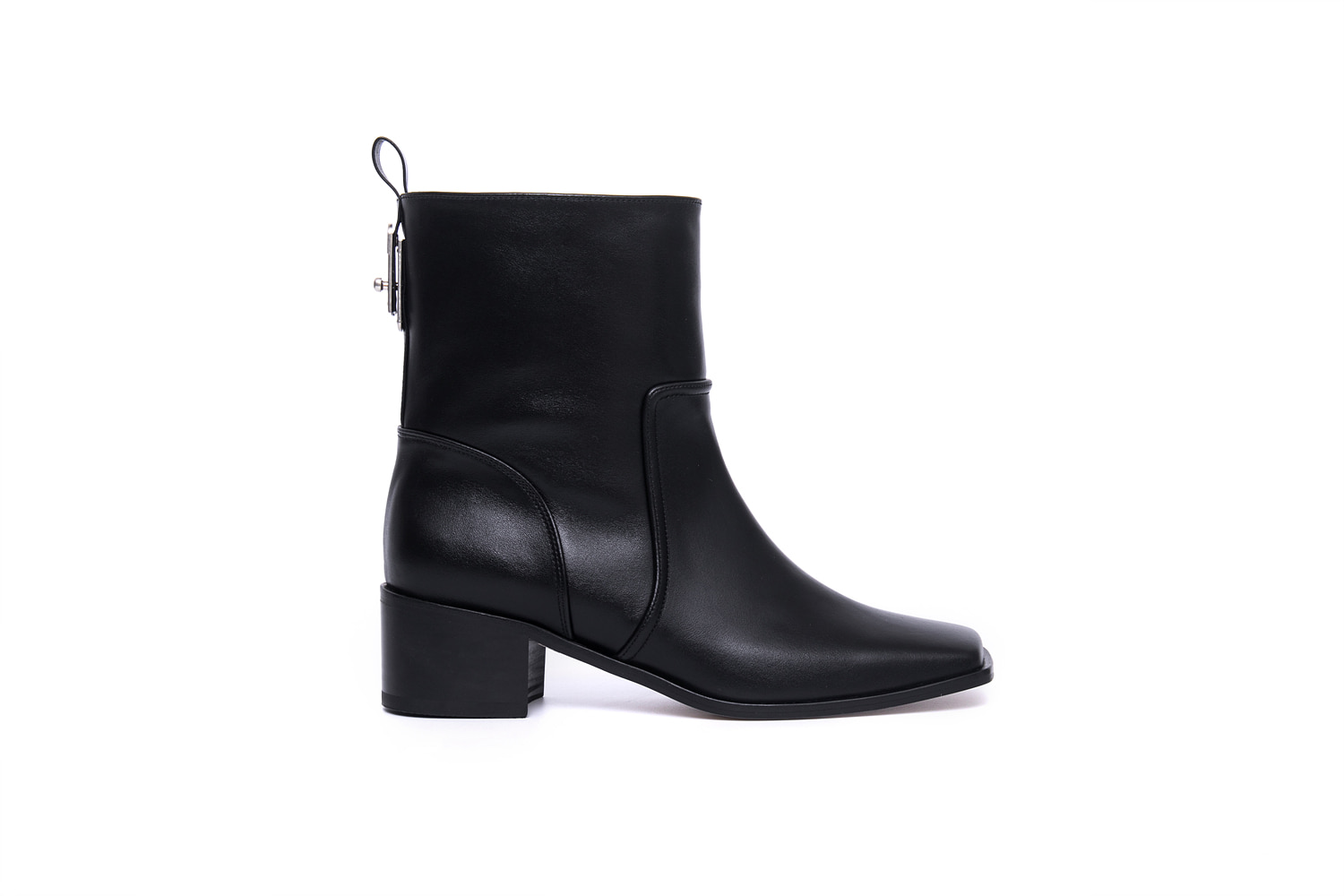 LINE BUCKLE BOOTS  [F45-BLACK]