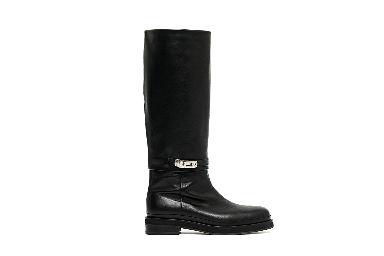 LAYER LONG BOOTS <br>[F73-BLACK]